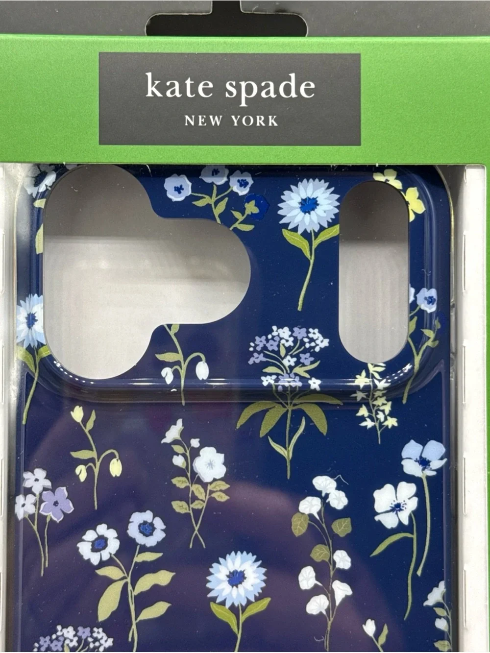kate spade Navy Floral iPhone 17 Pro Max Protective Case